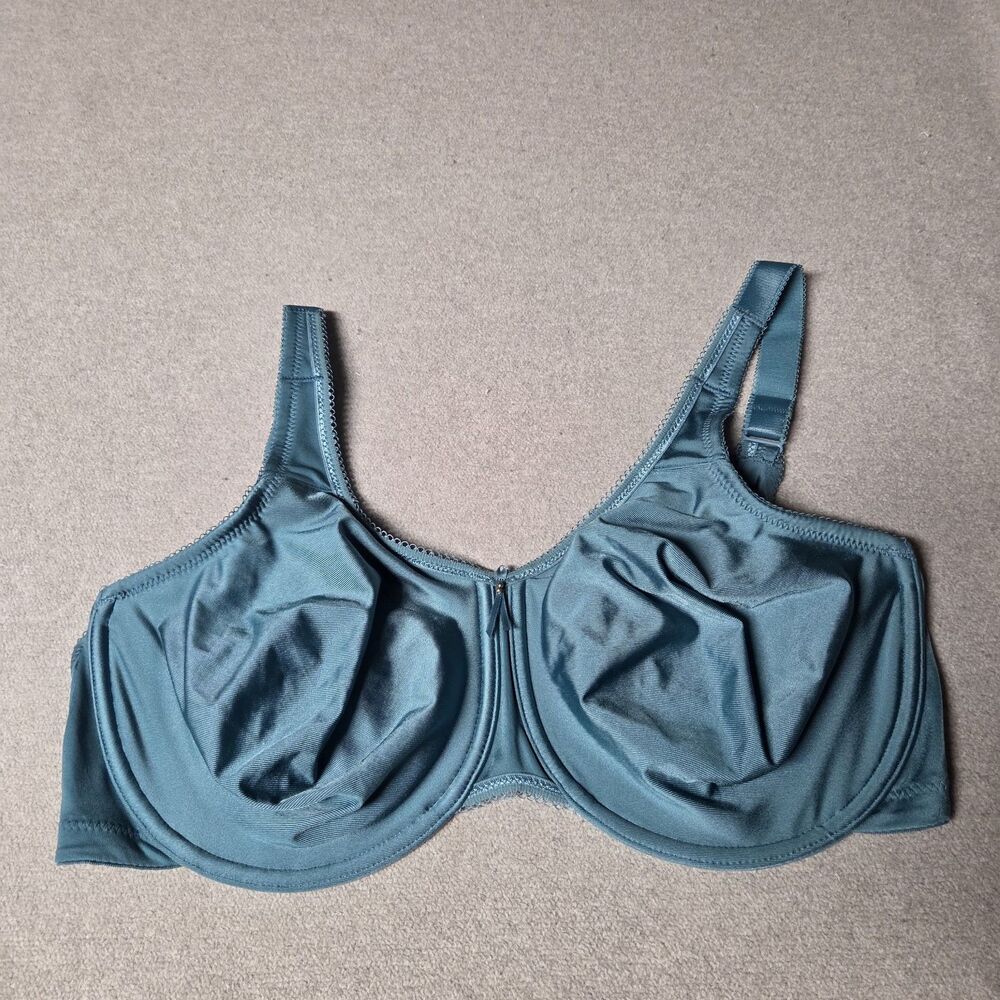 Wacoal Basic Beauty Full Figure Seamless Underwire Bra 38DDD Blue 855192